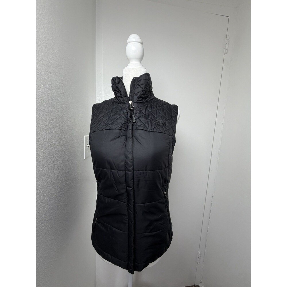 The North Face Women’s Black Quilted Insulated Full Zip Puffer Vest Size XS